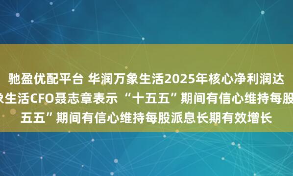 驰盈优配平台 华润万象生活2025年核心净利润达39.5亿元 华润万象生活CFO聂志章表示 “十五五”期间有信心维持每股派息长期有效增长